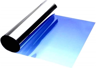 Folie Adeziv Parasolar Flexzon 20x150cm - Albastru /Argint