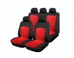 Set huse scaun auto universal Flexzon Dream, rosu cu fermoare, 6 buc