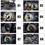Kit Becuri Auto H3 LED, CANBUS, F2, 10000lm, 12V-24V, 72W, Fara Erori