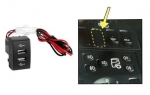 Incarcatorul Auto Dual USB Incorporabil compatibil  VOLVO FH12 (8/93>8/06) FH (9/06 >8/12)