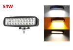 LED Proiectoar  Flexzon 54W 12V-24V, 15,5 Cm , 2000 Lumeni cu Semnalul de Directie
