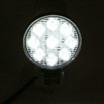 Set 2 LED Proiectore Flexzon 27W , 8.3 cm diametru, 12/24V , Lumina Alba 6500K