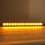 LED Bar Flexzon, Flash, Galben Cross DRL, 80cm, 12V-24V, Spot Beam, 60 Leduri, 9000 lumen, 180W