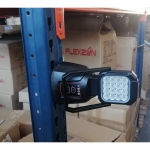 Proiector LED Flexzon,16 LED Reflector 48W, Portabila, Baterie Reincarcabila (Alimentator 12V + Cablu cu Bricheta)