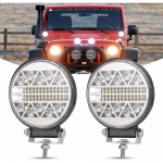 LED Lampa Flexzon Lumina Ceata Iluminat Rotund 108W 12V / 24V Combo Spot/Flood Beam Exterior Jeep Cabina