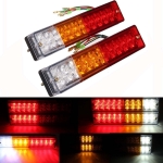 Set LED Lampa Spate  Stinga si Dreapta  pentru Camion Remorca Autobus 20LED-uri 12V